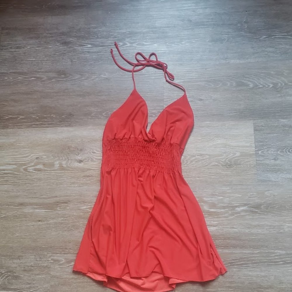Summer Halter Top Burnt Orange